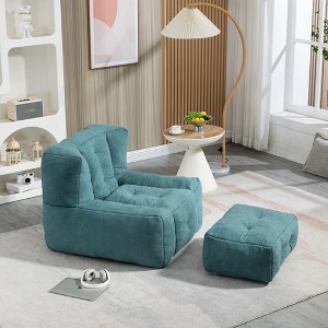 Vynxaria Fluffy comfortable bean bag super soft lazy sofa chair chair - 1 of 4
