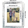 Americanflat Wide Molding Picture Frame with Mat - 2 of 4
