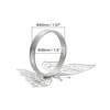 Unique Bargains Dining Table Alloy Decorative Wear-Resistant Butterfly Shape Napkin Rings 4 Pcs - 2 of 4