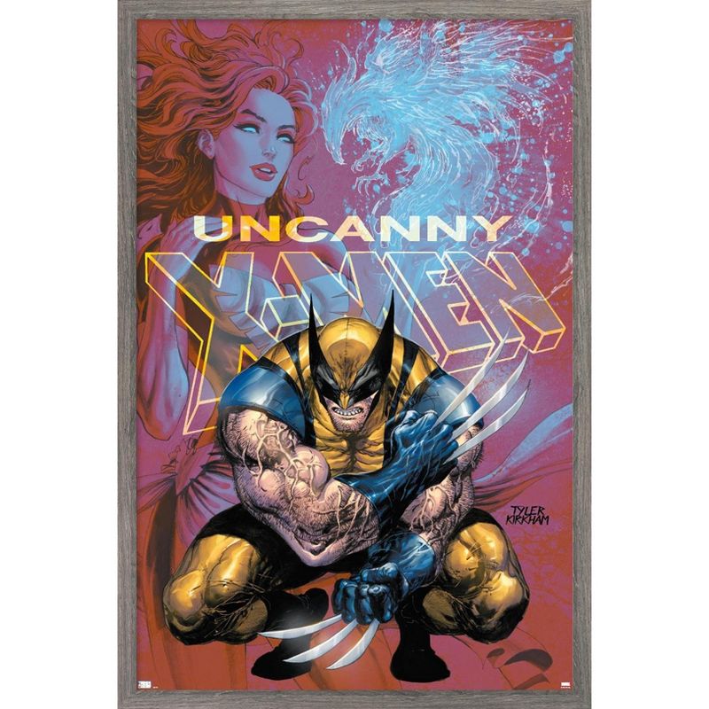 Trends International Marvel Comics - Wolverine Jean Grey - Uncanny X-Men #19 Framed Wall Poster Prints, 1 of 7