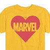 Boys' - Marvel - Heart Valentine Short Sleeve Graphic T-Shirt - 2 of 4