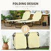 NicBex Patio Folding Chaise Lounge Chair with 5-Level Reclining Back, Steel Frame for Beach, Patio, Yard - 4 of 4
