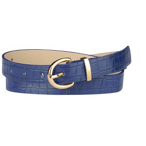 INSPIRE CHIC Women's Alligator Embossed Belts Leather Waist Alloy Pin Buckle Belt - 1 of 4