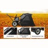 Sweeper Tow Behind,Pull Behind Grass Sweeper,Heavy Duty Leaf Collector with Dumping Rope Design,Adjustable Sweep Height for Picking Up Debris&Grass - 4 of 4
