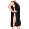 LA LEELA Women's Summer Holiday Beachwear Swim Suit Loose Hawaiian Bathing Suit Swim Beach Cover Ups - 4 of 4