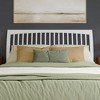 AFI Furnishings Orleans King Sleigh Solid Wood Slat Headboard, White - 2 of 4