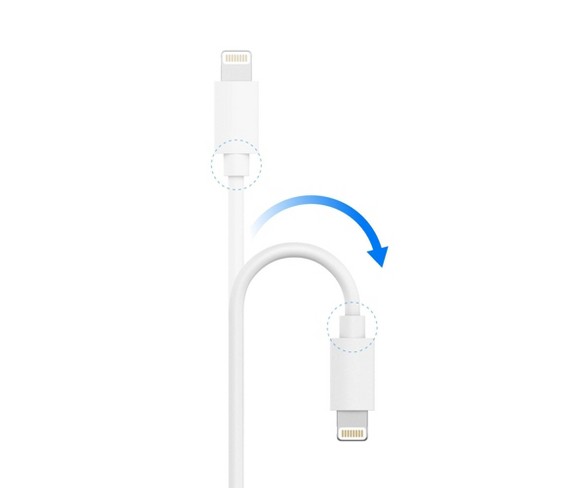 Just Wireless 10' Apple Lightning to USB-A Cable - White