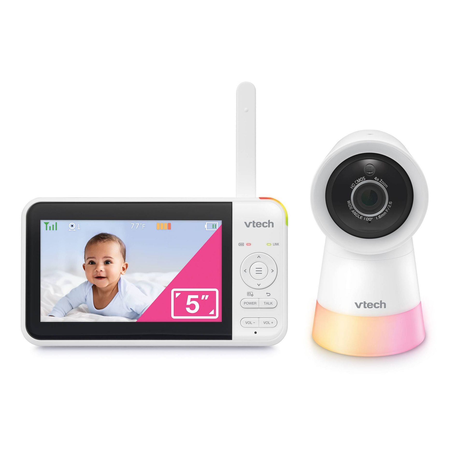 VTech 5" Pan & Tilt Video Baby Monitor