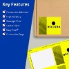 Avery Neon Yellow Paper Labels, 3" x 3.75" Rectangle - 2 of 4