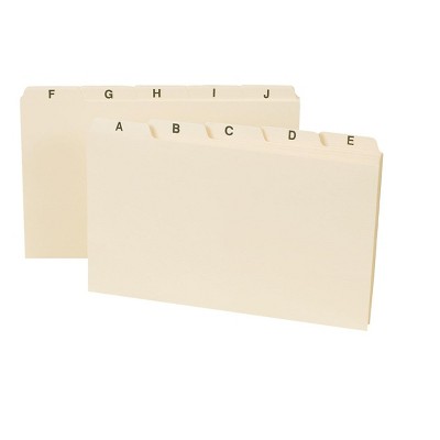 Smead 8" x 5" Index Card Files Manila 25/Set (57076) 388161