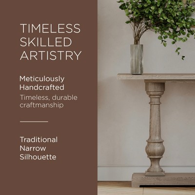 Arthur Gray Solid Wood Traditional Console Table
