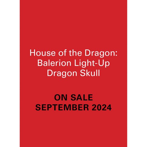 House of the Dragon: Balerion Light-Up Dragon Skull - (Rp Minis) by Jim  McDermott (Paperback)