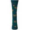 Memoi Women's Pinecones Themed Rayon Blend Novelty Crew Sock Dark Spruce 9-11 - 2 of 4