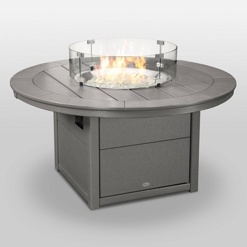 Round garden table discount with fire pit