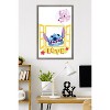 Trends International Disney Lilo & Stitch (2002) - Window Love with Angel Framed Wall Poster Prints - 2 of 4