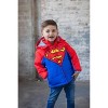 DC Comics Justice League Batman Zip Up Winter Coat Puffer Jacket Toddler - 3 of 4