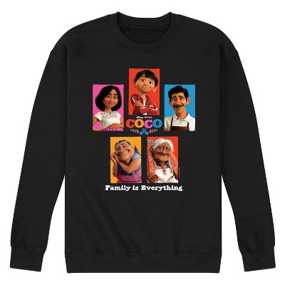 Men's - Coco - Family Is Everything Graphic Fleece Sweatshirt