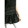 Women's Lace Up Sleeveless Lace Tunic - umgee - 4 of 4