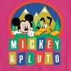 Girls' - Disney - Mickey And Pluto Fitted Short Sleeve Graphic T-Shirt - 2 of 4