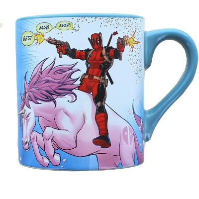 Silver Buffalo Deadpool Best Mug Ever 14oz Ceramic Mug