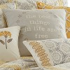 St. Claire Decorative Pillow - The Best Things Decorative Pillow - Grey - Levtex Home - 2 of 3
