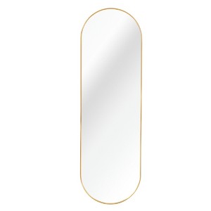 Whisen 63x20 Inch Pill-Shaped Full-Length Mirror, Shatterproof Design - 1 of 4
