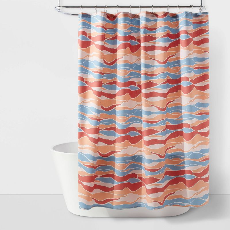 Topography Shower Curtain - Room Essentials&#8482;, 1 of 6