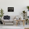 Stupell Industries Family Crazy Loud Love Inspirational Word Black Design Framed Giclee Art - 2 of 4