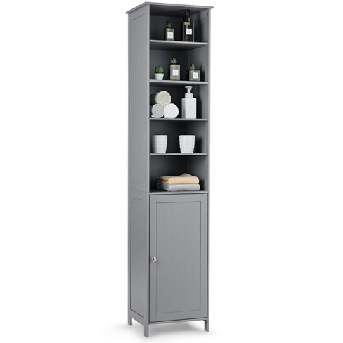 72 Inches Tall Freestanding Bathroom Storage Cabinet - Costway