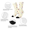 Chicken And Egg Women Printed Crew Socks Funny Funky Socks Soft Polyester Novelty Gifts for Artists Men - 4 of 4