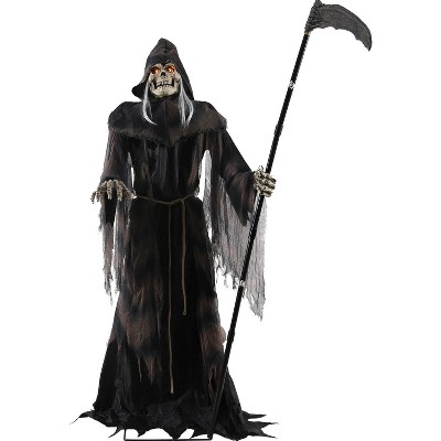 6ft Halloween Lunging Reaper Animated Prop