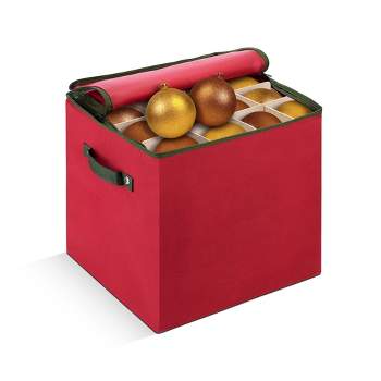 Holiday Cheer Premium Christmas Ornament Storage with 8 Tray – Christmas  Storage Container with Dividers Perfect for Holiday Decorations– Fits 128