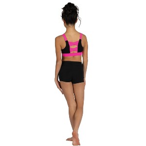 Girl's Dance Convention Wear Crop Top Danz N Motion Dakota 25302C 25313C - 1 of 4