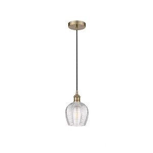Norfolk - 1 Light Cord Hung Mini Pendant In Industrial Style-9.63 Inches Tall and 5.75 Inches Wide - 1 of 1
