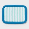 Cooling Mat Bolster Dog and Cat Bed - Sun Squad™ Blue/Green/White - 3 of 4