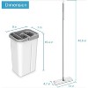 Effortless Deep Cleaning: Hands-Free Mop System with Wringer - 3 Reusable Pads for Floors & Windows, Gentle on All Surfaces - 2 of 4