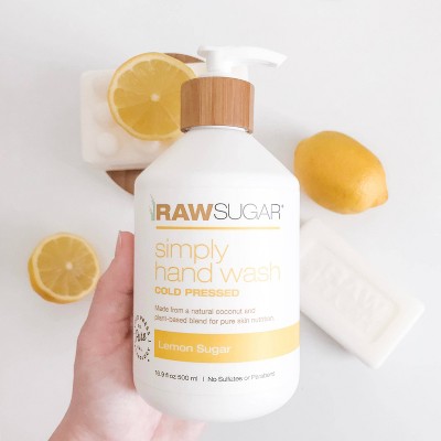 Raw Sugar  Simply Hand Wash Lemon Sugar - 16.9 fl oz