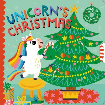 Unicorn's Christmas - by  Lucy Golden (Board Book)