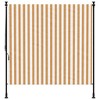 Outdoor Roller Blind Blue and White Polyester fabric and Steel vidaXL - 3 of 4