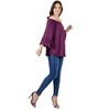 Womens Bell Sleeve Loose Fit Tunic Top - 24seven Comfort Apparel™ - 2 of 4