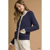 I am a Fashion junky Umgee Two-Tone Button Front Cardigan - 2 of 4