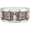 Ludwig Universal Series Black Brass Snare Drum With Chrome Hardware - 3 of 4