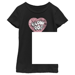 Girl's Blow Pop Vintage Heart T-Shirt - 1 of 4