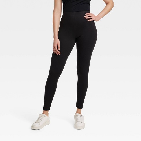 Women's High Waisted Ponte Leggings With Pockets And Side Zipper