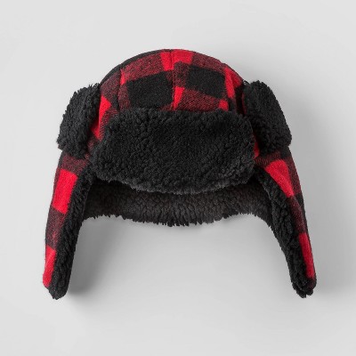 Boys' Buffalo Plaid Hat - Cat & Jack™ Brown