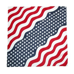 CTM Cotton American Flag Bandana - 1 of 4