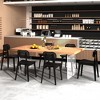 Hooseng Plastic Kitchen Chairs Set, Modern Dining Chairs Set of 4, Stackable Plastic Chair, Dining Room Chairs with Hollow Back - 2 of 4