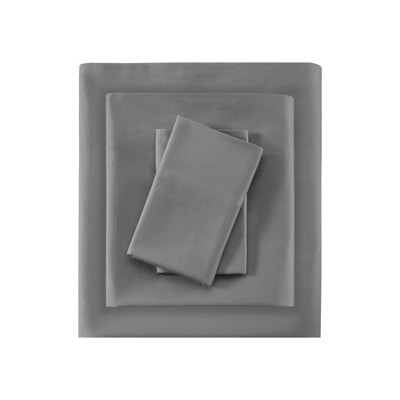 Liquid Cotton Sheet Set (King)Gray