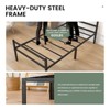 COMHOMA Metal Platform Bed Frame Heavy Duty with 14'' High Under Bed Storage Space - 4 of 4
