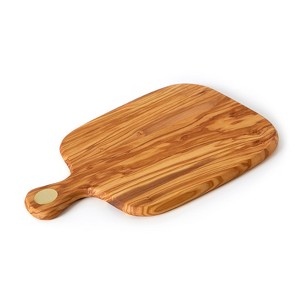 Berard Racine Olivewood 11.4-Inch Cutting Board with Handle - 1 of 4